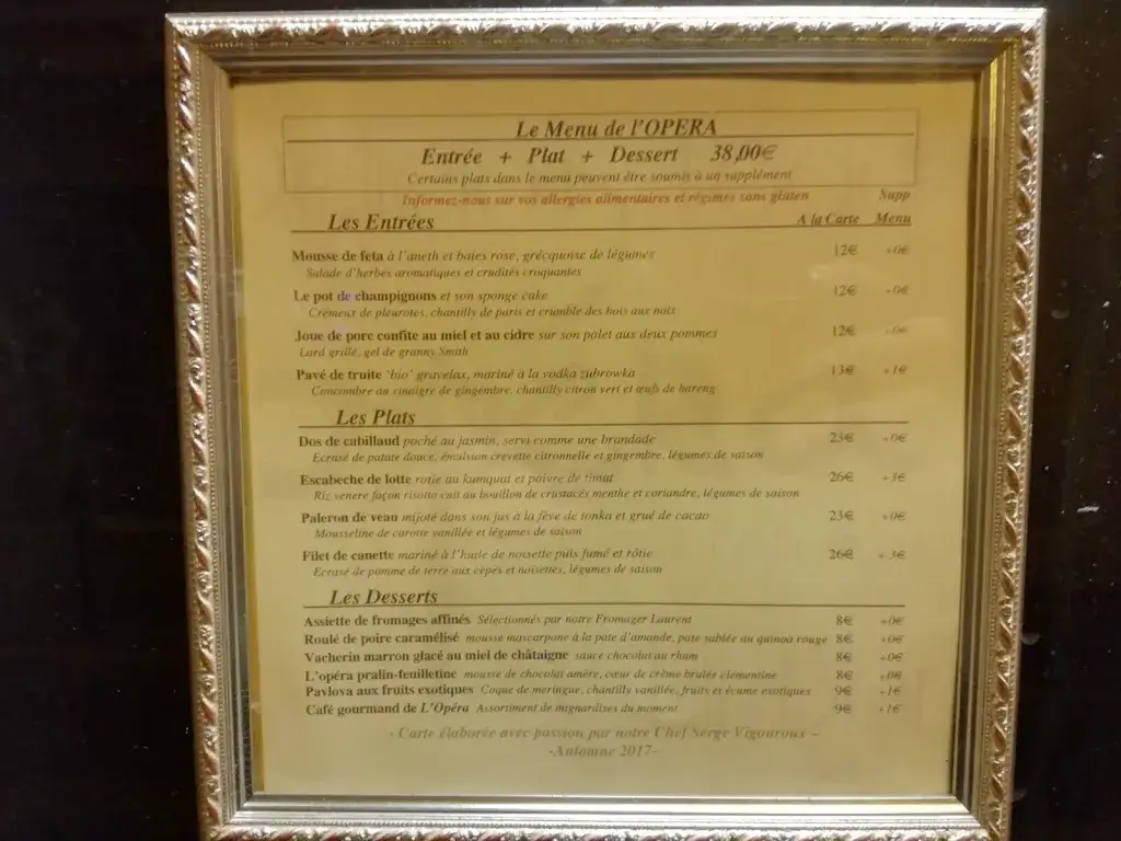 Menu_L'Opéra Restaurant Bistronomique_Aix-en-Provence_image_3
