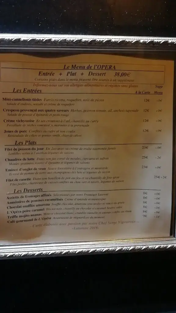Menu_L'Opéra Restaurant Bistronomique_Aix-en-Provence_image_4