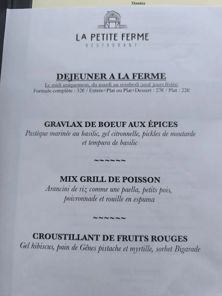 Menu_La Petite Ferme_Aix-en-Provence_image_2