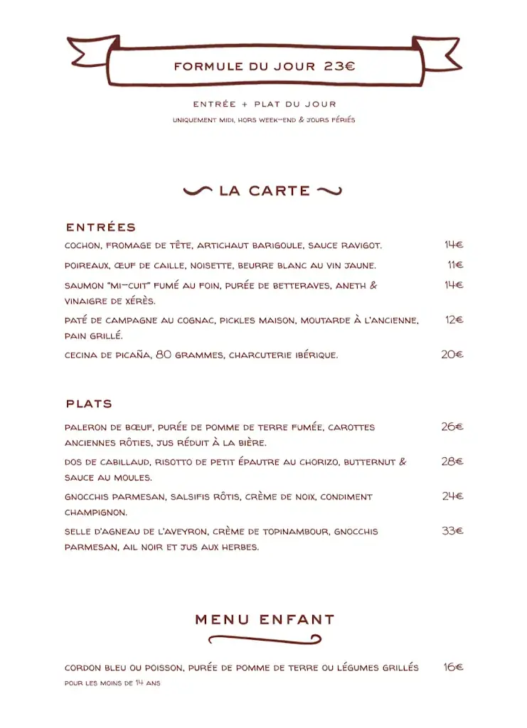 Menu_O'père, Cuisine d'Amour Restaurant_Aix-en-Provence_immagine_1