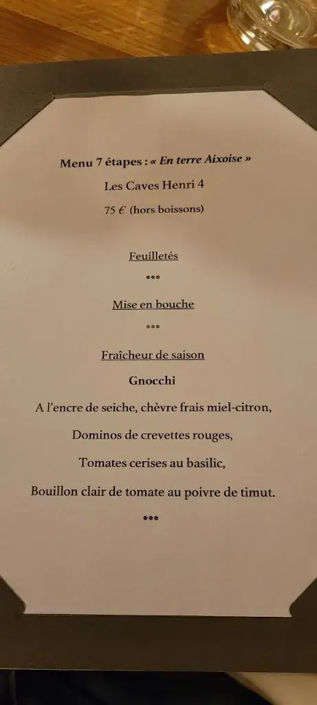 Menu_Restaurant LES CAVES HENRI IV_Aix-en-Provence_image_2
