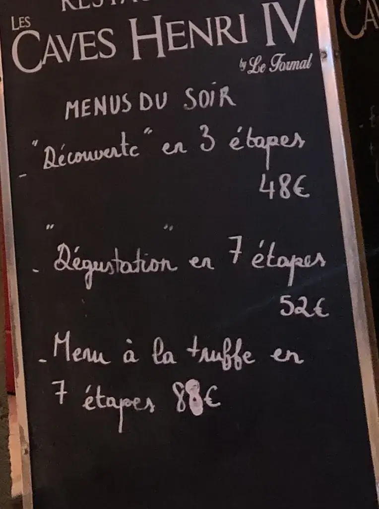 Menu_Restaurant LES CAVES HENRI IV_Aix-en-Provence_image_4