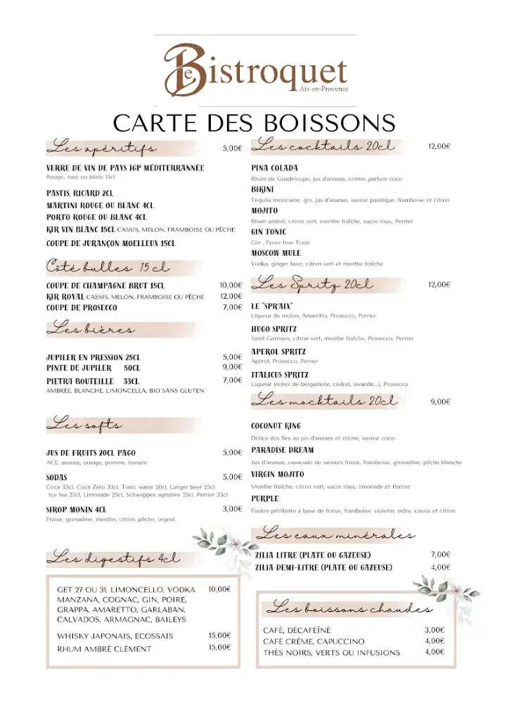 Menu_Le Bistroquet_Aix-en-Provence_image_4