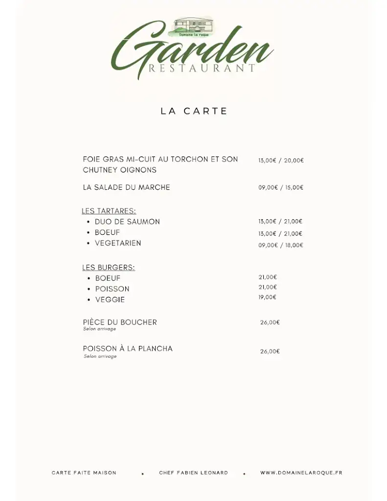 Menu_Garden - Restaurant by Domaine la Roque_Althen-des-Paluds_image_3