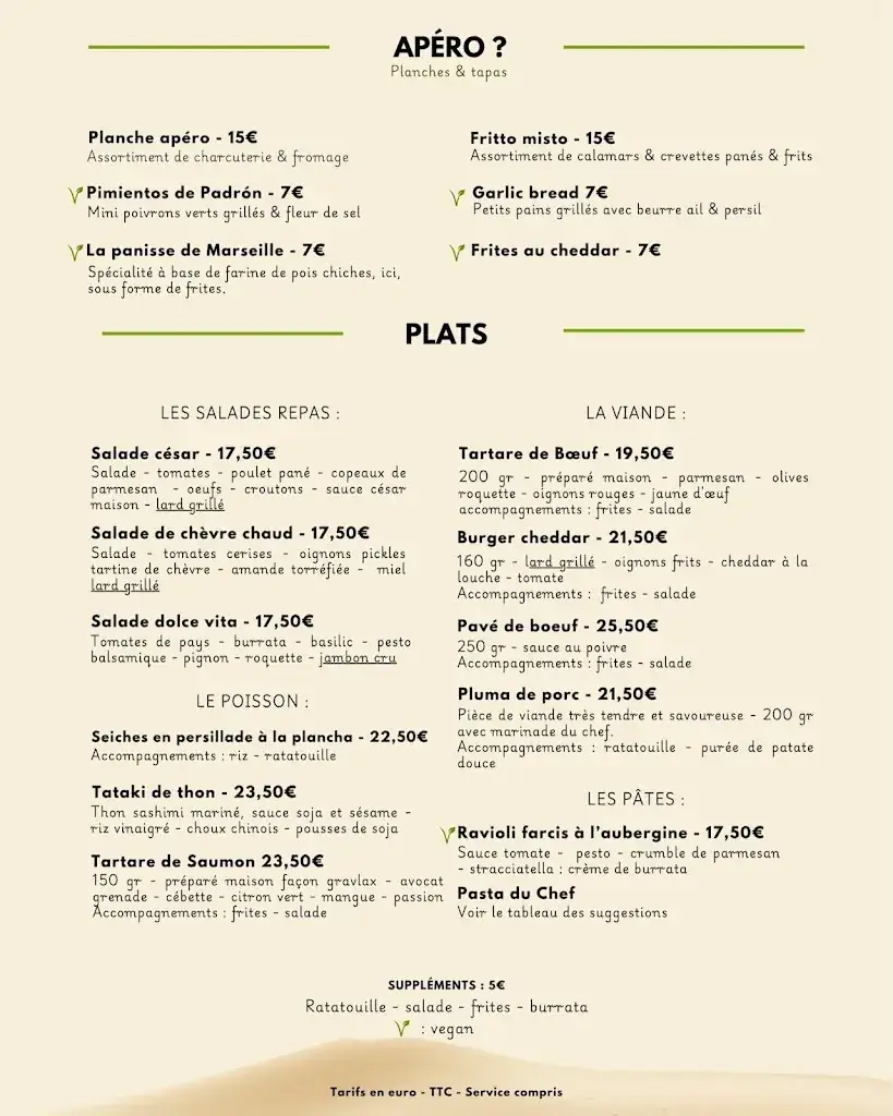 Menu_Snack De La Dune_Monteux_image_1