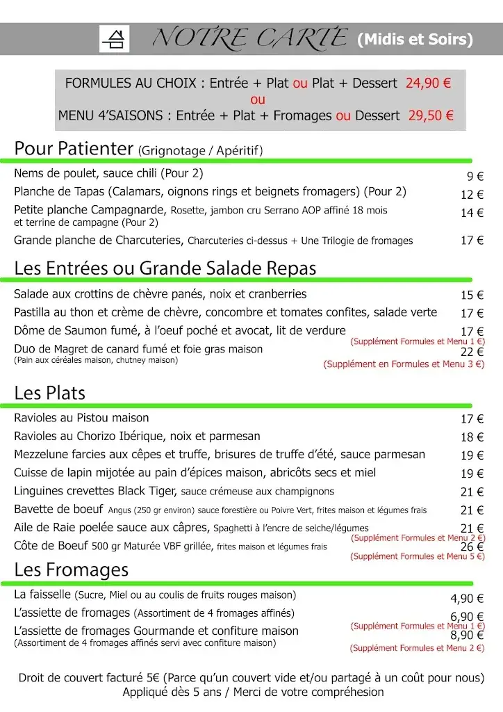 Menu_Restaurant Les 4'Saisons_Entraigues-sur-la-Sorgue_image_3