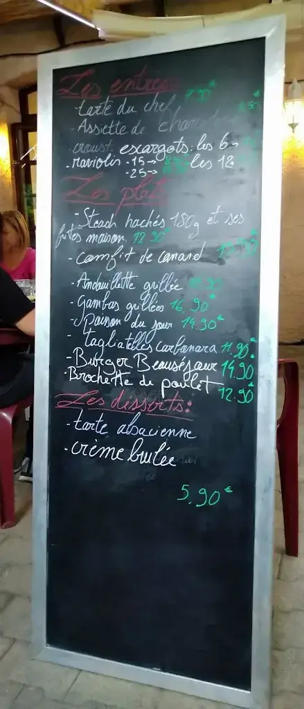 Menu_restaurant Le Beauséjour_Annot_image_3