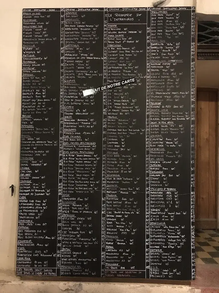 Menu_L'Intramuros Restaurant et Rhumerie_Apt_image_4