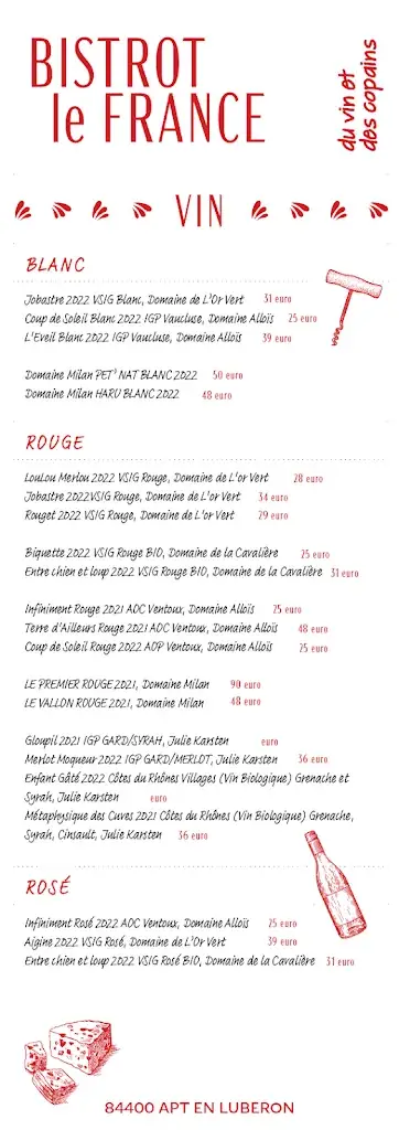 Menu_Bistrot le France_Apt_image_3