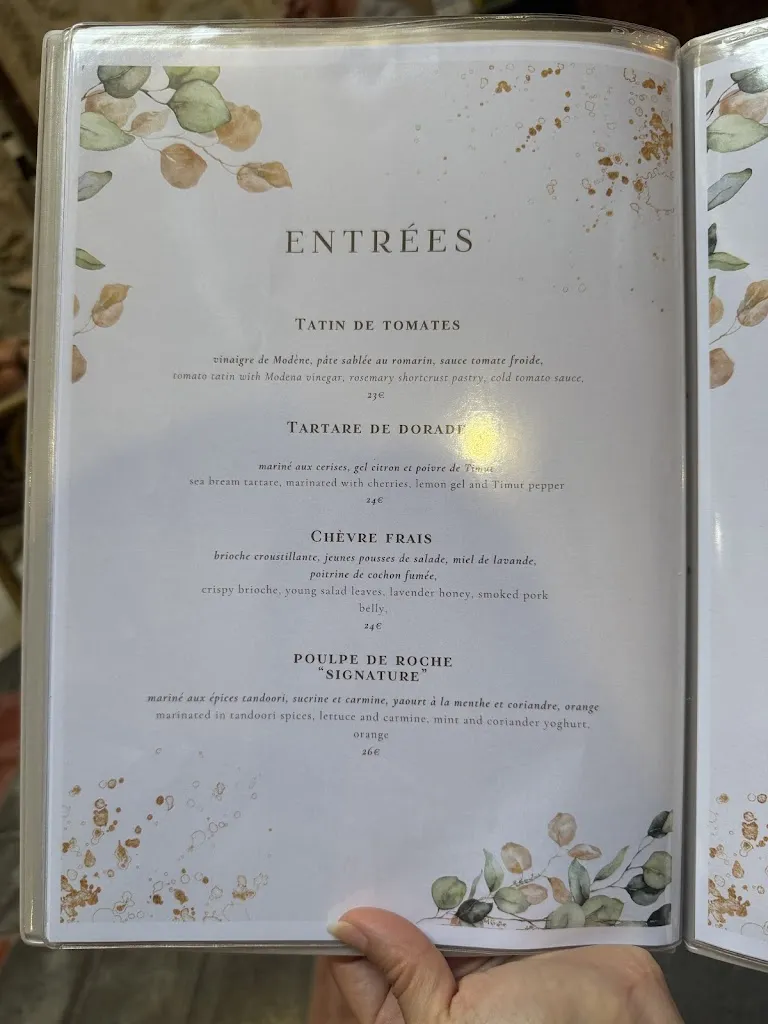 Menu_MORIS RESTAURANT_Cucuron_image_2
