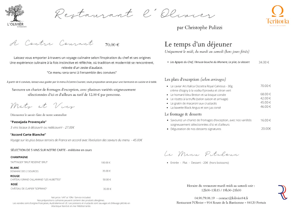 Menu_L'Olivier_Pertuis_image_1