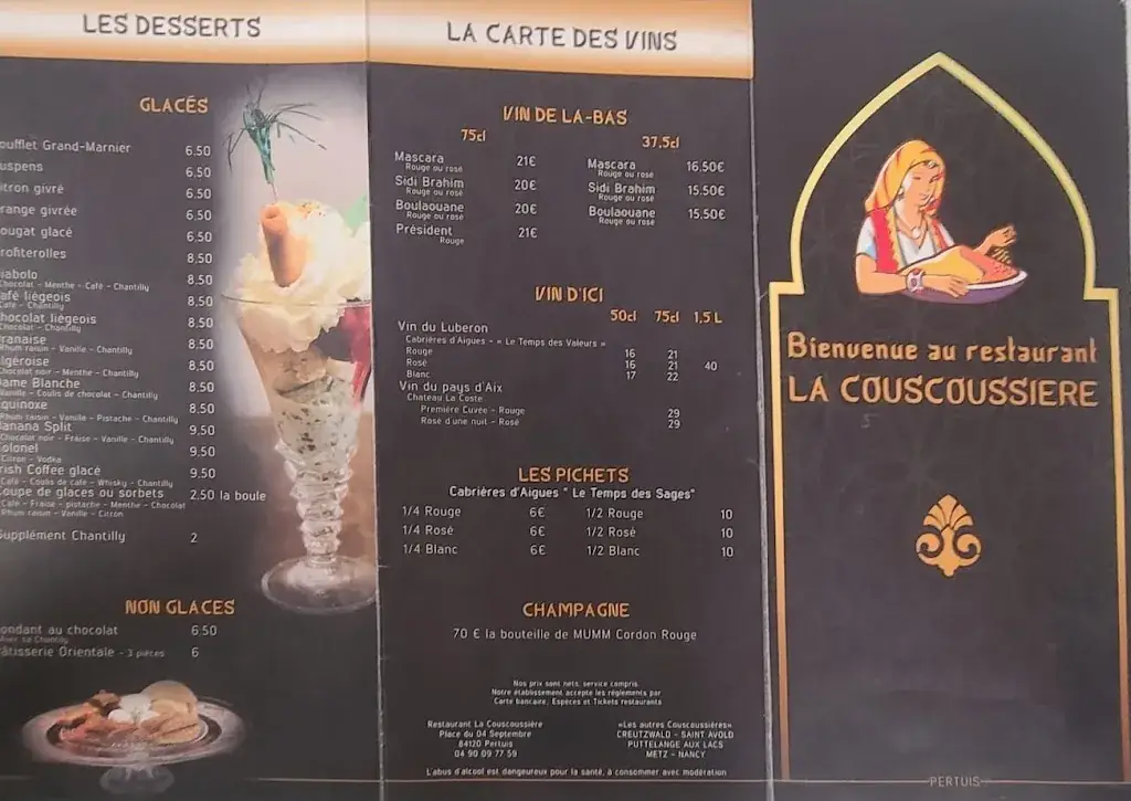 Menu_La Couscoussière_Pertuis_image_3