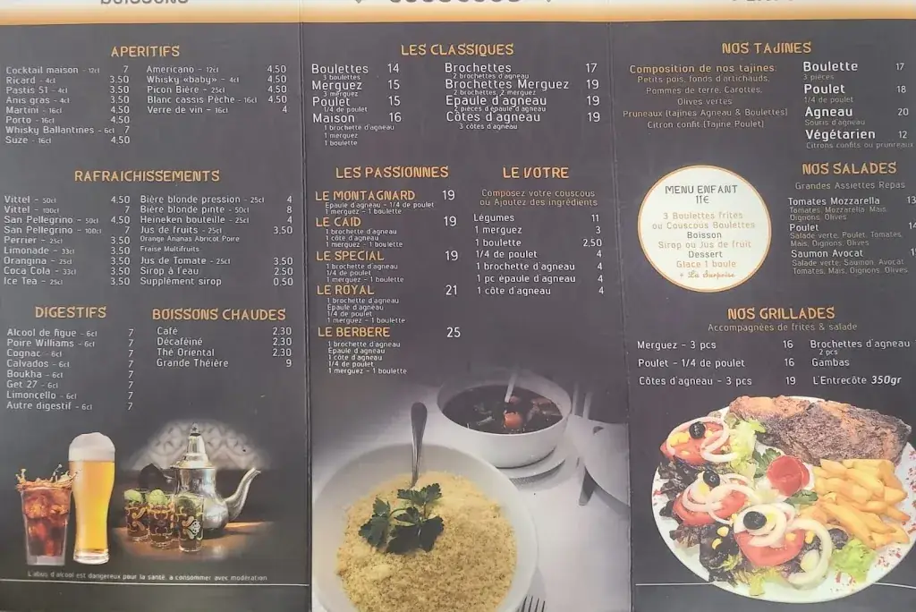 Menu_La Couscoussière_Pertuis_image_4