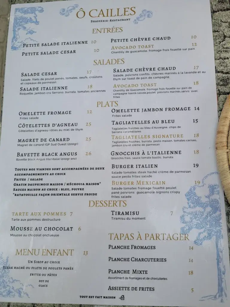 Menu_Ô Cailles_Cucuron_image_2
