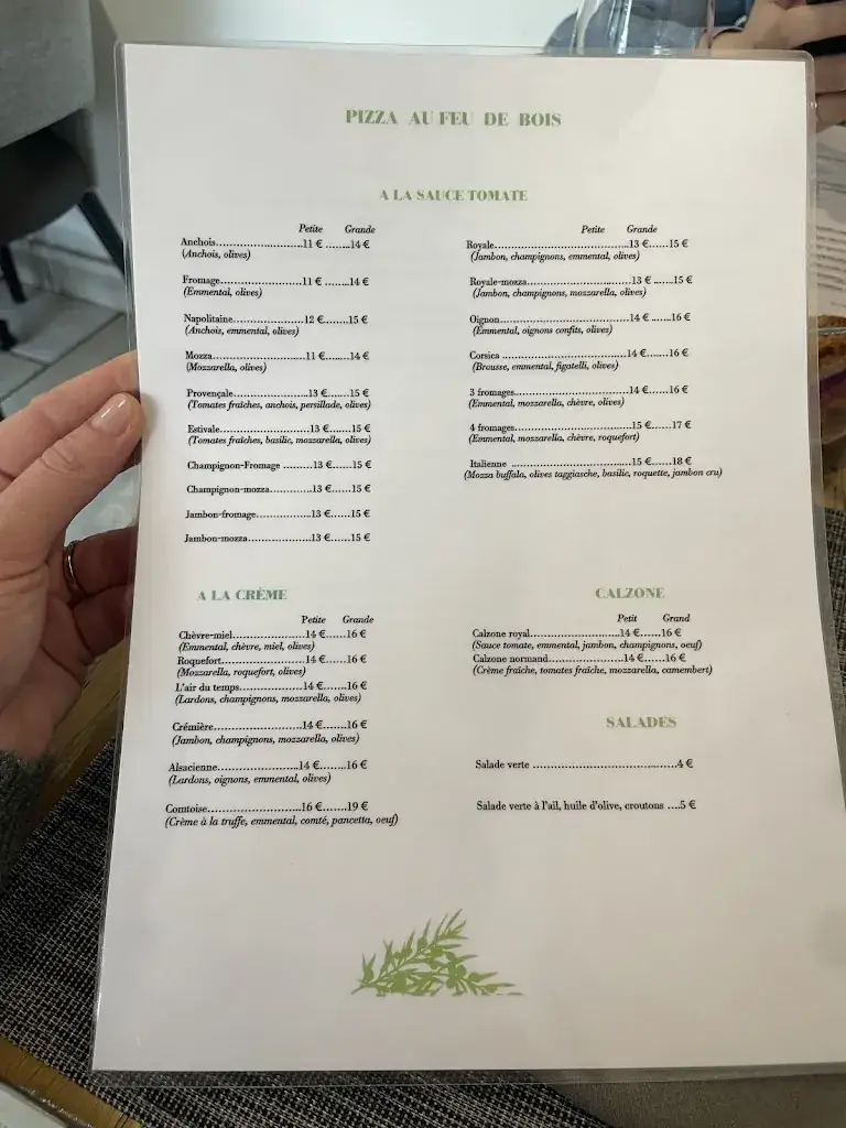 Menu_Restaurant l'Air du Temps_Aubagne_image_4