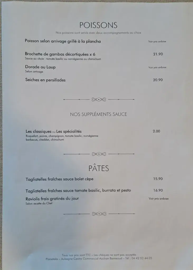 Menü_Brasserie Planetalis_Aubagne_Bild_1