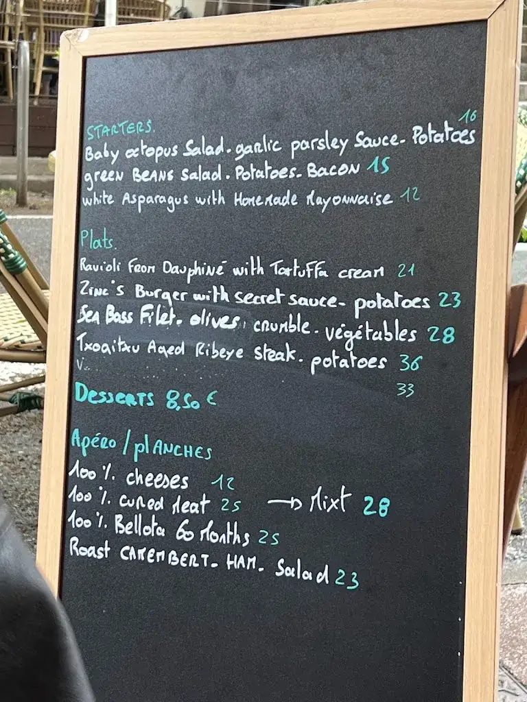 Menu_Le Zinc_Antibes_image_2