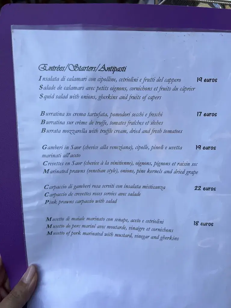 Menu_Angelo’s by Le Milano Antibes_Antibes_image_3