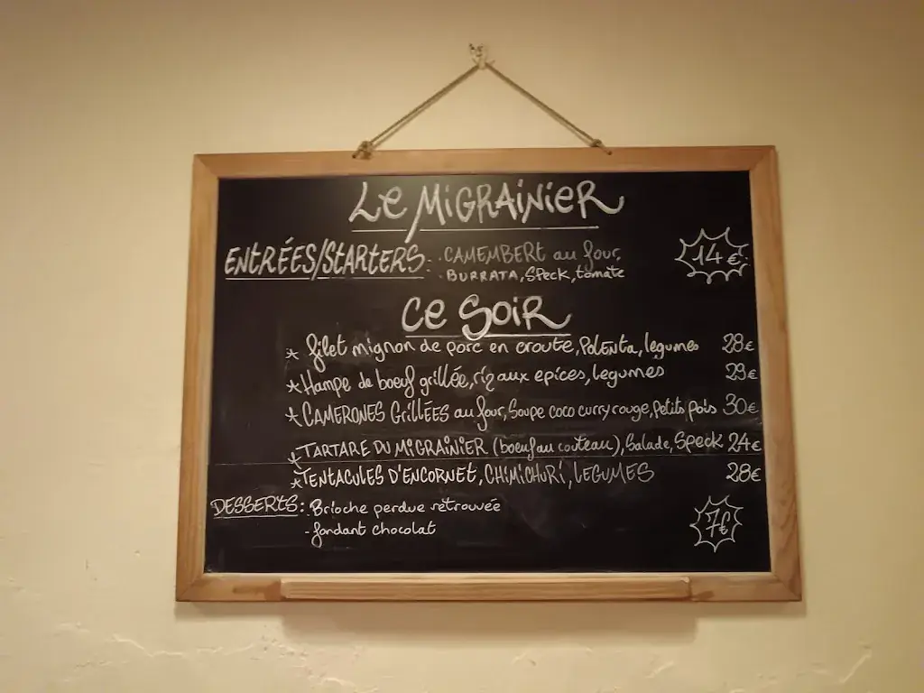 Menu_Le Migrainier_Antibes_image_2