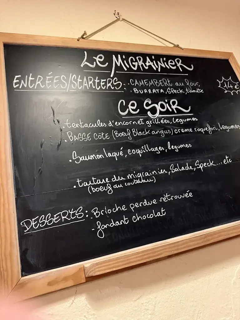 Menu_Le Migrainier_Antibes_image_4