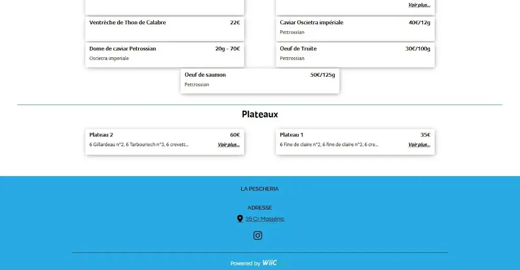 Menu_LA PESCHERIA_Antibes_image_4