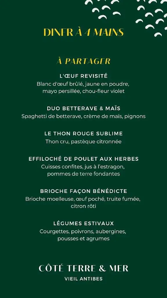 Menu_Côté Terre & Mer Bar à Tapas_Antibes_image_1