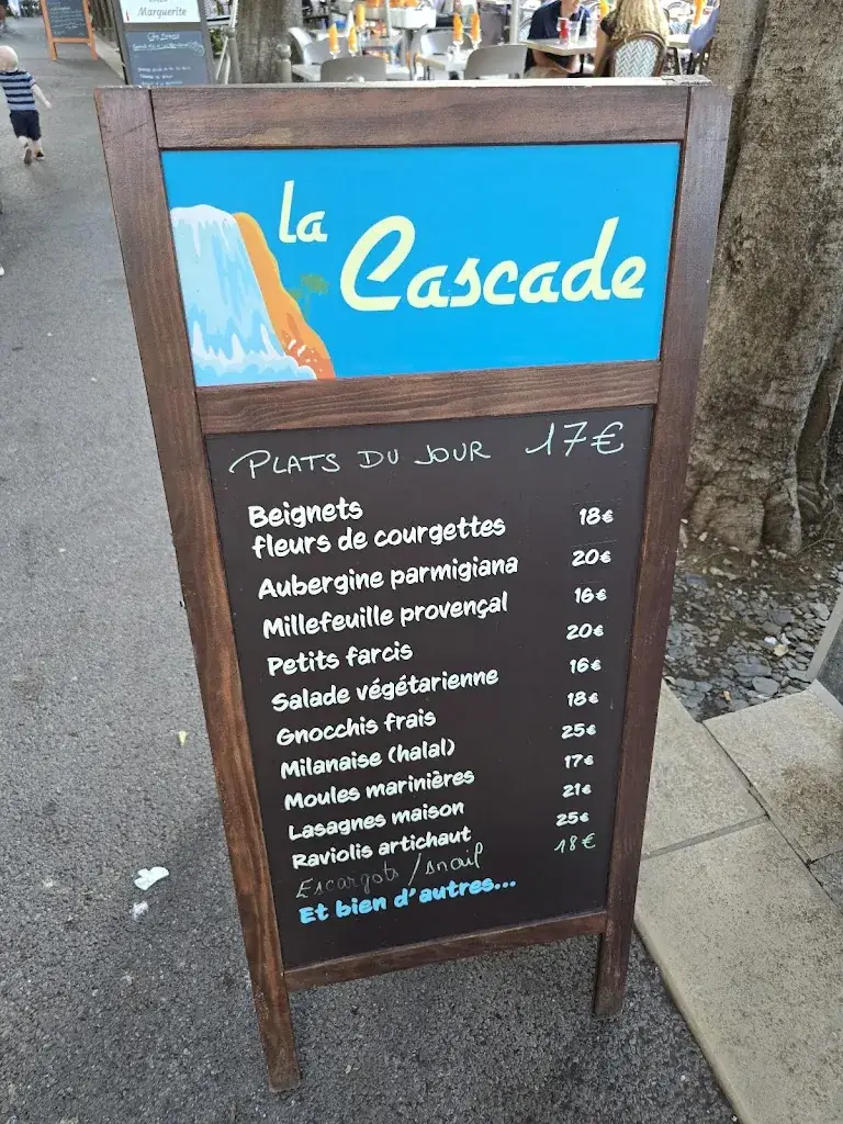 Menu_La Cascade - Restaurant - Pizzeria - Bar (nouveaux propriétaires)_Antibes_immagine_1