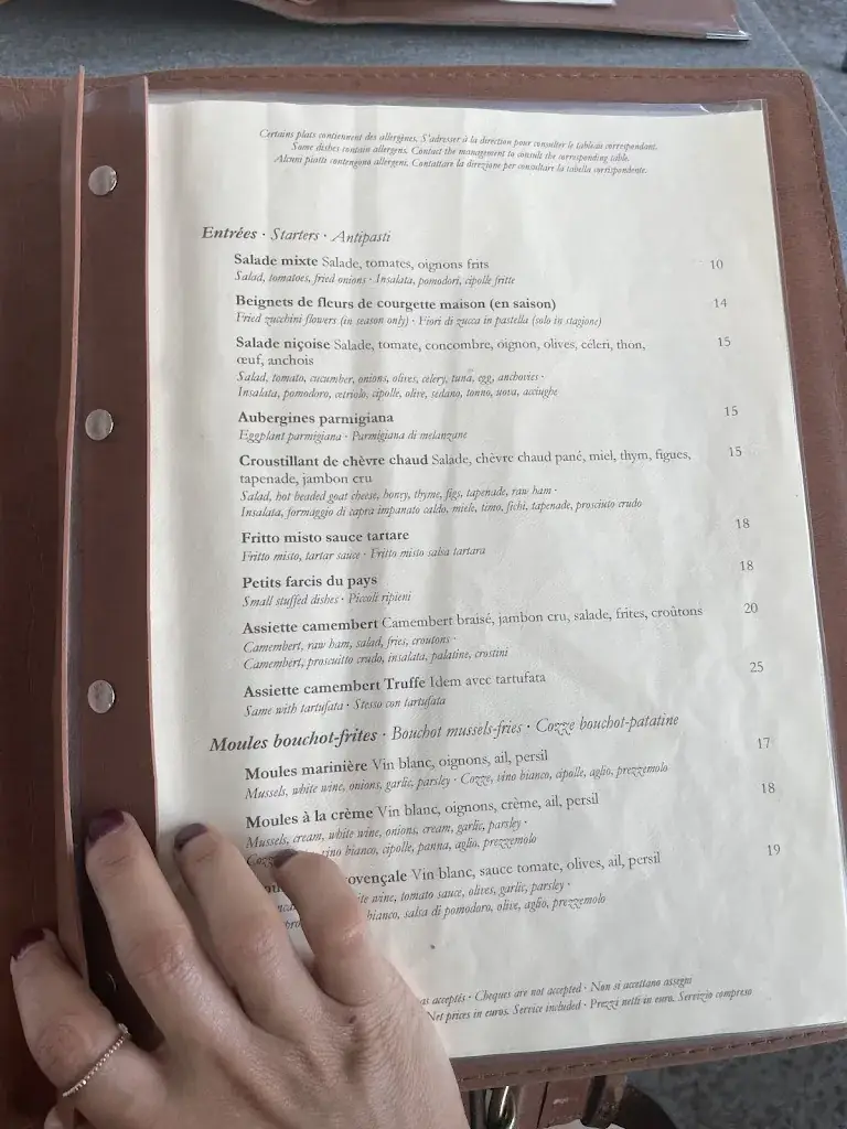 Menu_La Cascade - Restaurant - Pizzeria - Bar (nouveaux propriétaires)_Antibes_immagine_4