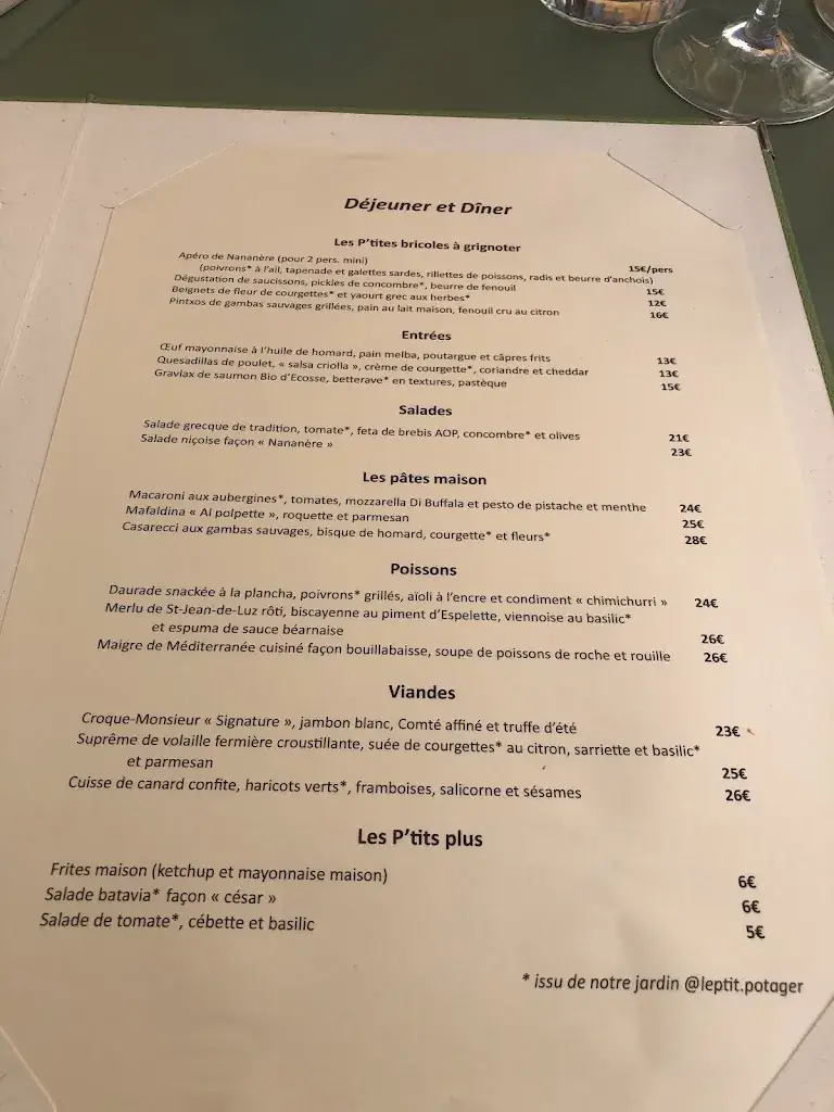 Menu_Restaurant Nananère_Antibes_image_3