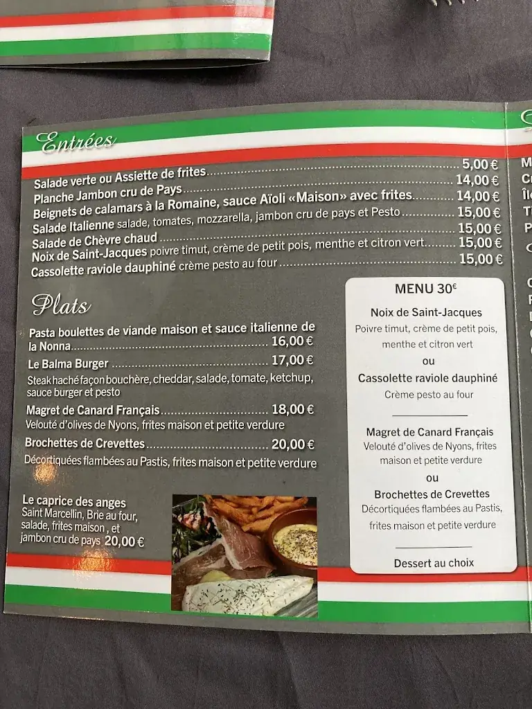 Menu_La part des anges_Beaumes-de-Venise_image_2