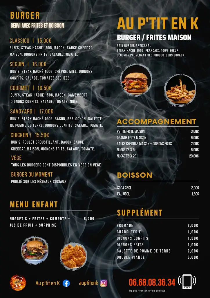 Menu_Au p'tit en K_Aubignan_imagen_1