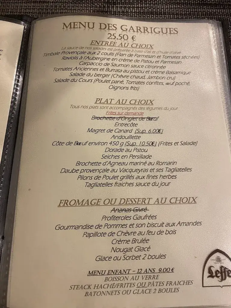 Menu_Cafe Du Cours_Vacqueyras_image_3