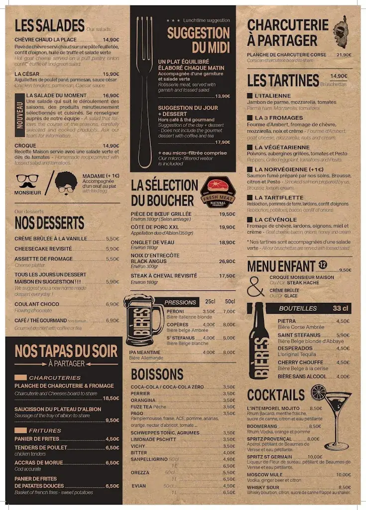 Menu_Bistrot La Place - Carpentras_Carpentras_image_1