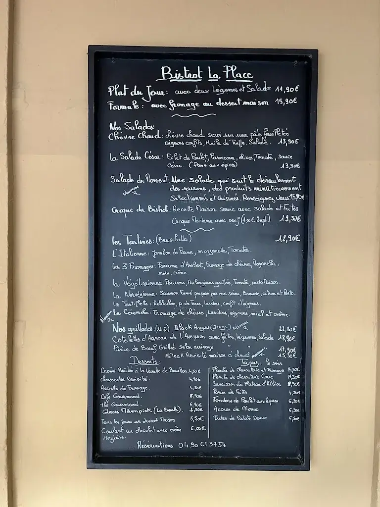 Menu_Bistrot La Place - Carpentras_Carpentras_image_3