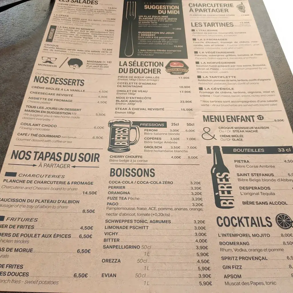 Menu_Bistrot La Place - Carpentras_Carpentras_image_4