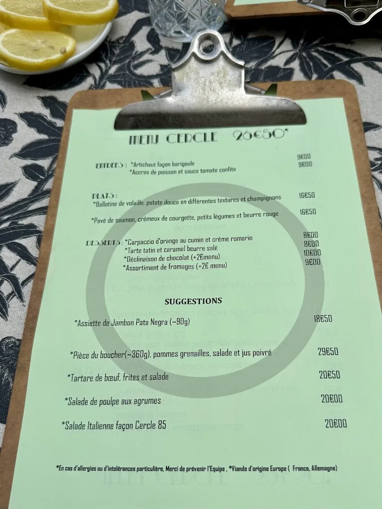 Menu_Cercle 85_Carpentras_image_1