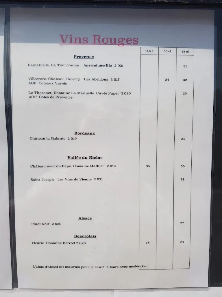 Menu_Des Gourmets_Aups_image_4