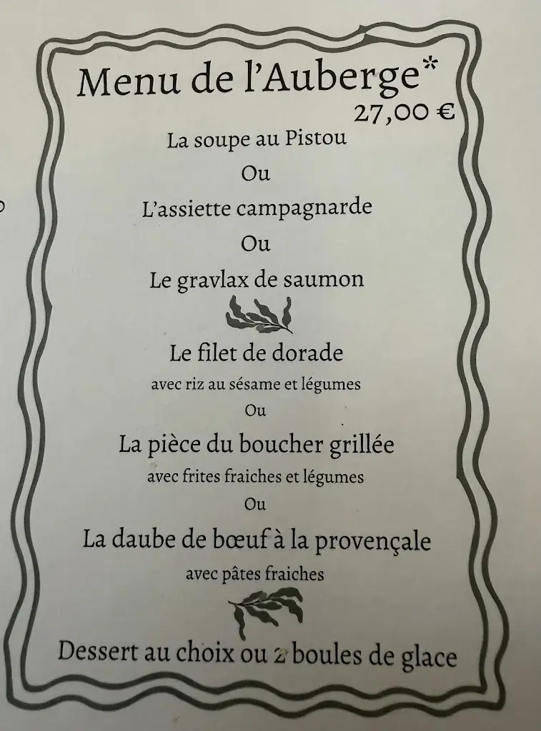 Menu_Auberge De La Tour_Aups_image_4
