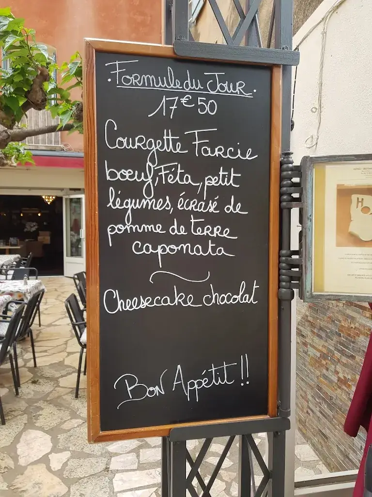 Menu_Hotel Le Saint-Marc_Aups_image_1