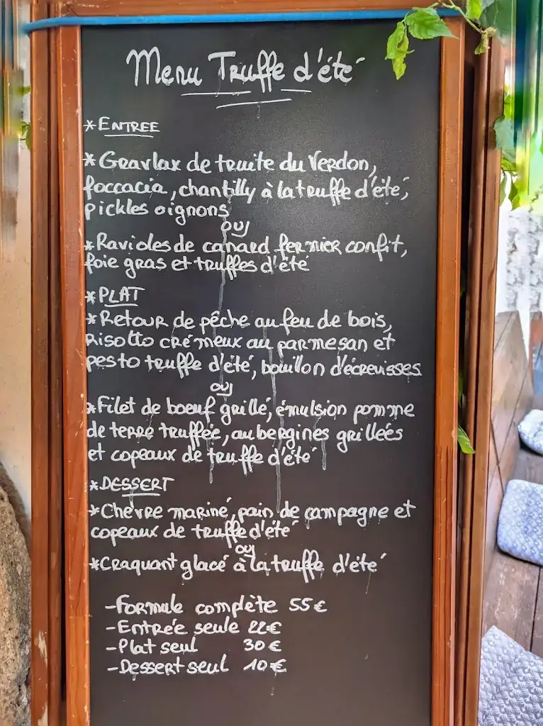 Menu_Hotel Le Saint-Marc_Aups_image_4