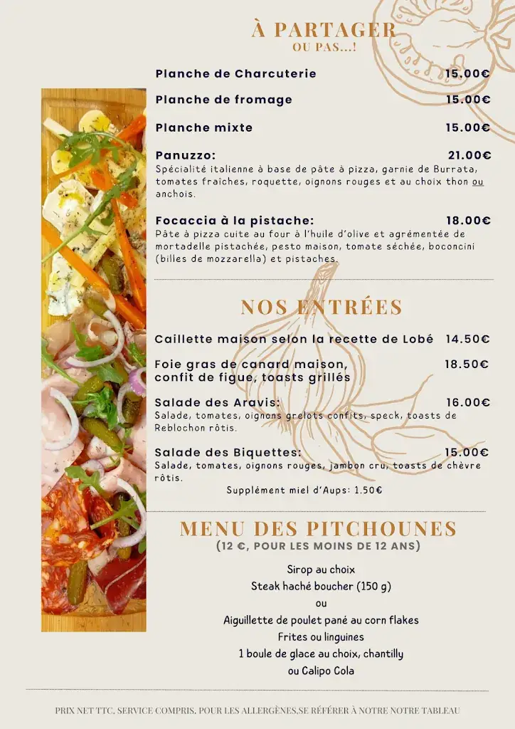 Menu_Le Petit Provençal des chouchous_Aups_immagine_1