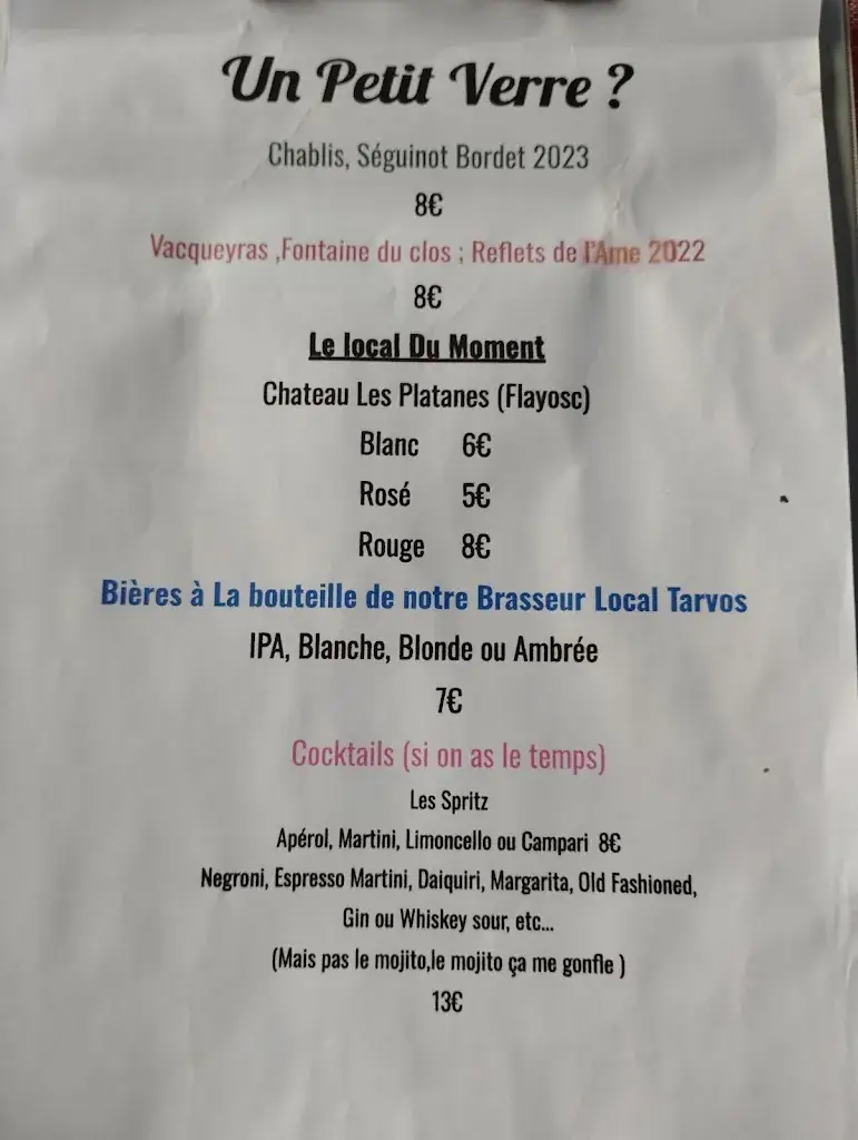 Menu_Café Des Vignes_Salernes_image_1