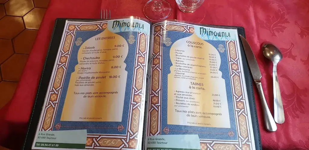 Menu_La Mimounia_Tourtour_immagine_1