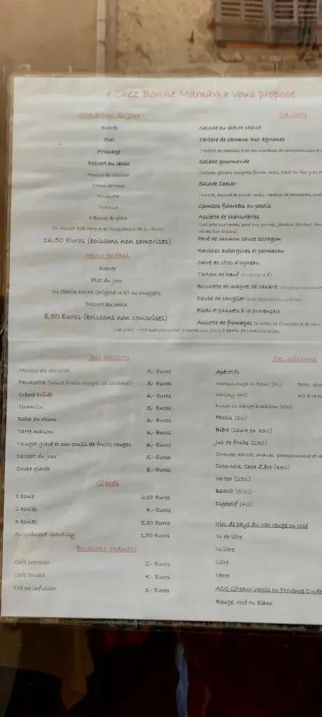 Menu_Chez Bonne Maman_Régusse_image_2