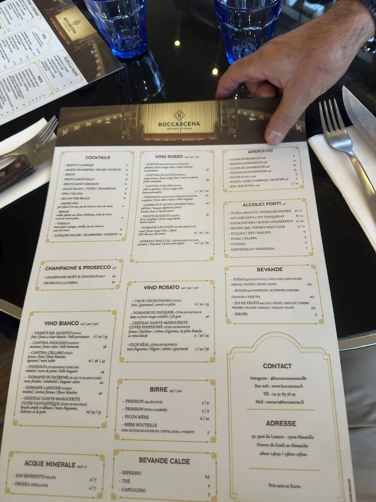 Menu_Boccascena - Restaurant Italien Marseille_Marseille_image_2