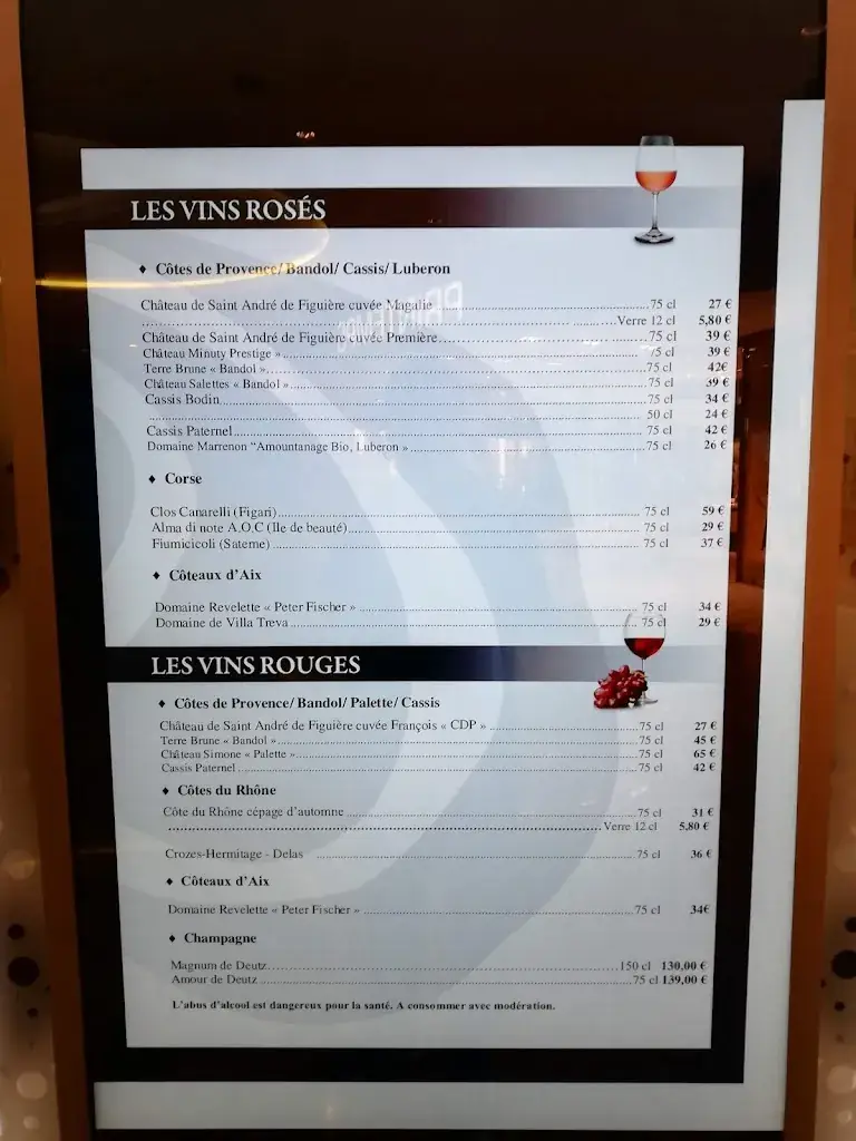 Menu_Le Roy René - Restaurant Marseille_Marseille_image_2