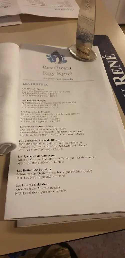 Menu_Le Roy René - Restaurant Marseille_Marseille_image_3