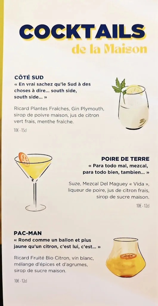 Menu_Maison Yellow - Restaurant & Bar_Marseille_image_4