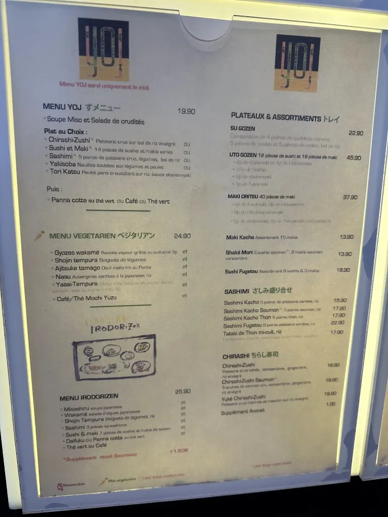 Menu_Yoj les Terrasses du Port_Marseille_immagine_3