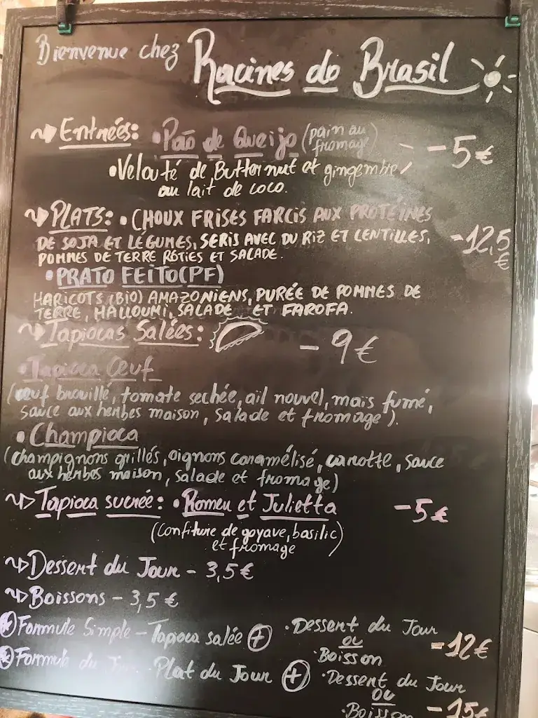 Menu_Racines: Cuisine Végétale do Brasil_Marseille_image_1